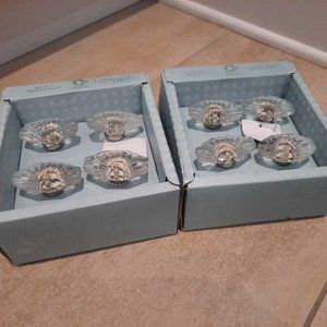 DRAWER PULLS, 2 SETS OF 4.....BRAND NEW!
